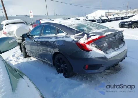 2020 Honda Civic Sport из США, поврежденный, VIN 2HGFC2F88LH586359